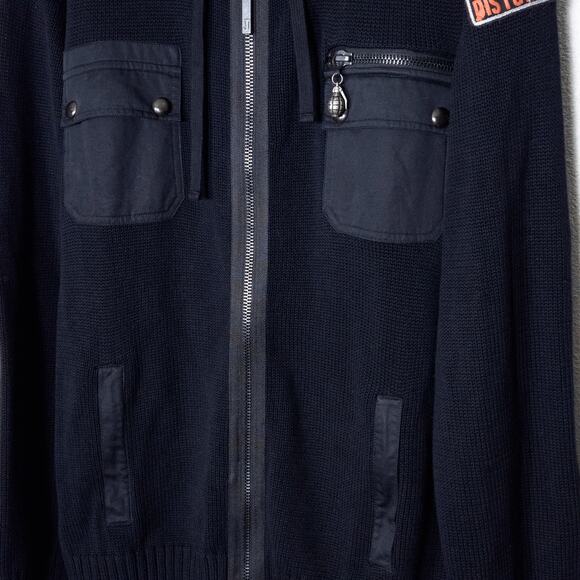 Juicy Couture Women’s Jacket Soft Grunge Utility Punk Streetwear Casual Sz XL - Picture 5 of 12